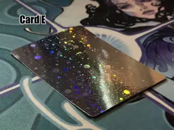 Holographic Blank Genuine Pokemon Card - Swirl Holo - LP - [E] - Image 2
