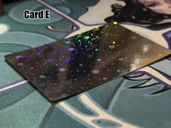 Holographic Blank Genuine Pokemon Card - Swirl Holo - LP - [E] - Image 4
