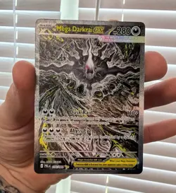 Mega Darkrai EX 116/084 Pokemon Legends Secret Rare Full Art Foil Card - Image 1