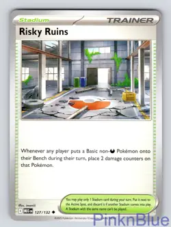 Risky Ruins 127/132 Uncommon Prize Pack Series Cards Pokemon Near Mint - Image 1