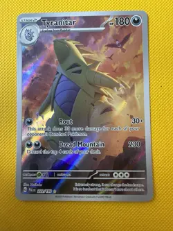 Pokemon TCG Tyranitar Holo Card Scarlet & Violet Paldea Evolved 222/193 NM 💎 - Image 1