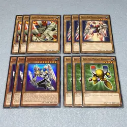 Yugioh Magnet Warrior 12 Card Deck Core Valkyrion Alpha Beta Gamma YGLD 1st Ed - Image 1