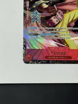 2025 One Piece Regionals (Top 64 Prize) Holo Foil Yasopp #OP09-013 English Card - Image 5