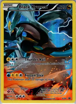 Black Kyurem XY80 H XY Promos NM Pokemon Card - Image 1