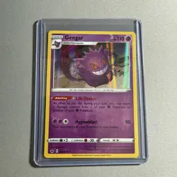 Gengar 085/202 Holo Sword and Shield Base Set 2020 Rare Near Mint Pokemon Card - Image 1