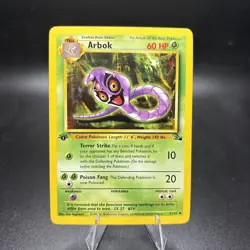 ARBOK - 31/62 - 1st Edition Fossil - Uncommon - Pokemon Card - Near Mint -j - Image 1