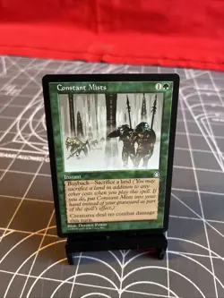 Vintage 1998 MTG Stronghold Constant Mists Card NM - Image 1