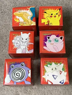 1999 Pokemon Burger King 23K Gold Trading Card Pokeball Red Set of 6 SEALED NIB - Image 4