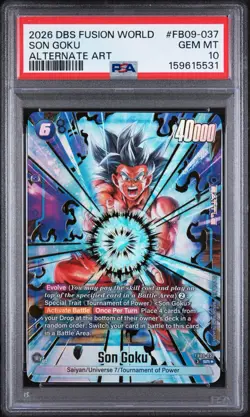 2026 DRAGON BALL SUPER CARD GAME FUSION WORLD DUAL EVOLUTION #FB09-037 SON GOKU - Image 3