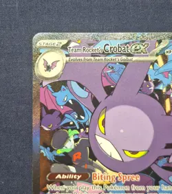 Pokemon TCG Destined Rivals Team Rockets Crobat 234/182 SIR Near Mint - Image 5