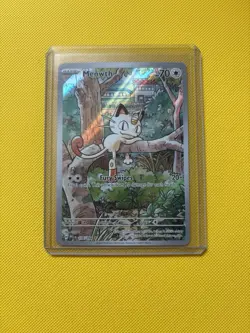 Pokemon TCG Meowth Illustration Rare Phantasmal Flames 106/094 - Image 3