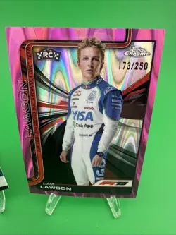 2025 Topps Chrome Formula 1 F1 Liam Lawson /250 + Top Speed Insert - Image 2