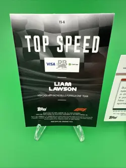 2025 Topps Chrome Formula 1 F1 Liam Lawson /250 + Top Speed Insert - Image 5