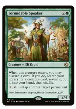 1x MTG Formidable Speaker - Lorwyn Eclipsed Rare! NM Mint - Image 1
