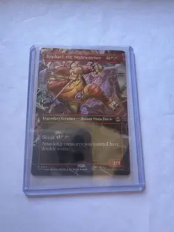 🔥🐢🍕Raphael, the Nightwatcher (Borderless) Teenage Mutant Ninja Turtles Foil - Image 1