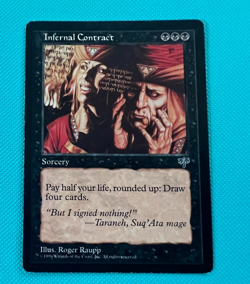 Infernal Contract - Mirage - MTG - Magic the Gathering - Image 1