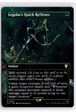 Legolas's Quick Reflexes Tales of Middle-earth 493 LP MTG Magic: the Gathering - Image 1