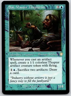 Sai, Master Thopterist (Retro Frame) 93 Commander: The Brothers' War MTG LP - Image 1