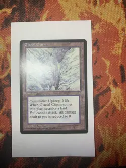 MTG Glacial Chasm Ica Age Near Mint FREE SHIPPING - Image 1