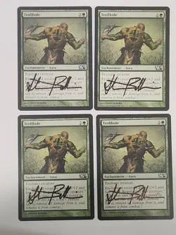 MTG Magic The GatheringTrollhide Signed By Artist Steven Belledin TCG - Image 3