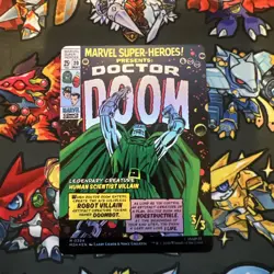MTG Doctor Doom Foil English Borderless Poster Showcase 0394 - Image 1
