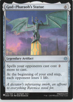God-Pharaoh's Statue The List Reprints NM - Image 1