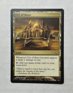 City of Brass X1 - Nice NM - Modern Masters 2013 MTG Magic The Gathering English - Image 1