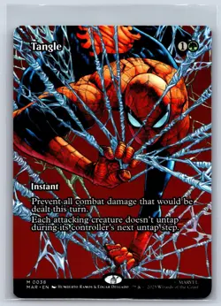 Tangle (Borderless) 38 Marvel Universe Eternal-Legal Magic: The Gathering NM - Image 1