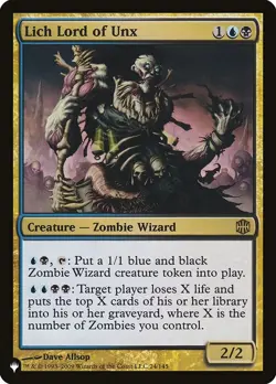 Lich Lord of Unx [The List] Magic MTG - Image 1