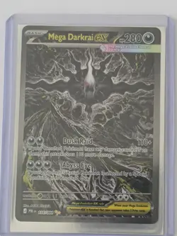 Mega Darkrai Ex 116/084 - Special Illustration Rare - Pitch Black Pokemon TCG 2 - Image 1