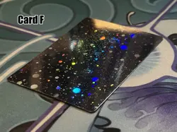 Holographic Blank Genuine Pokemon Card - Swirl Holo - LP - [F] - Image 1