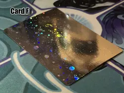 Holographic Blank Genuine Pokemon Card - Swirl Holo - LP - [F] - Image 2