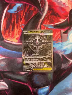 Mega Darkrai EX SIR Holo 116/084 Pitch Black English Pokemon Card - Image 1