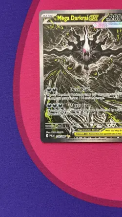 Mega Darkrai EX 116/084 Pitch Black SIR NM Pokemon Card - Image 4