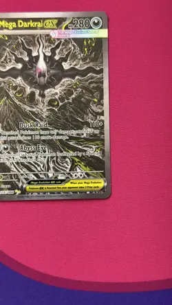 Mega Darkrai EX 116/084 Pitch Black SIR NM Pokemon Card - Image 5