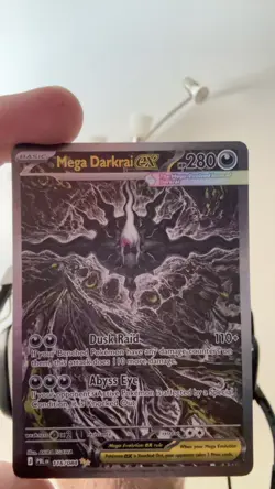 Mega Darkrai EX Pokemon Card Pitch Black PBL 116/084 English - Image 3