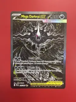 Mega Darkrai EX SIR 116/084 Pitch Black Pokemon TCG PACK FRESH IN HAND - Image 1