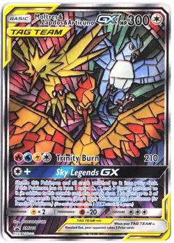 Moltres & Zapdos & Articuno GX SM210 Holo Promo Sun & Moon Promo Pokemon NM - Image 1