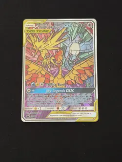 Moltres & Zapdos & Articuno GX SM210 Holo Promo Sun & Moon Promo Pokemon Holo NM - Image 1