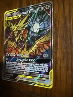 Moltres & Zapdos & Articuno GX SM210 Pokemon Sun & Moon Promo Rare Card NM - Image 5