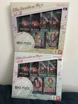 One Piece Trading Card Game Illustration Box Vol 1 and Vol 2 Bundle 2025 - Image 1