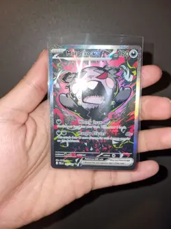 Pokemon Morpeko ex 117/084 SIR ME05 Pitch Black English NM - Image 1