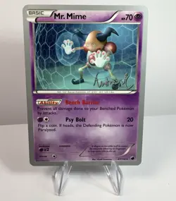 BEST OFFER Pokemon TCG Mr. Mime 47/116 70 HP World Championships 2014 Regular - Image 1