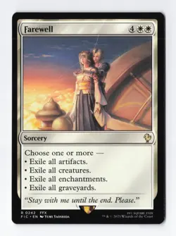 Farewell Normal R Final Fantasy MTG Magic the Gathering Card NM - Image 1
