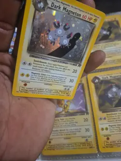 Pokemon Dark Magneton TCG Holo Rare Card 11/82 Unlimited - Image 3