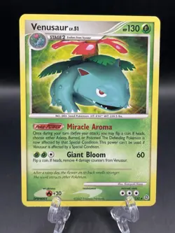 Venusaur LV.51 Secret Wonders Non-Holo Rare Pokemon Card 20/132 2007 - Image 1