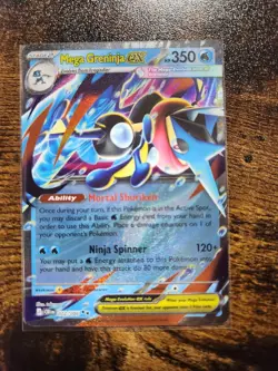Mega Greninja ex 022/086 Double Rare Chaos Rising Pokemon Holo Near Mint - Image 1