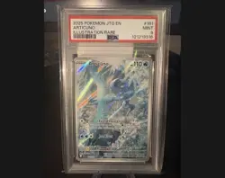 PSA 9 MINT Articuno #161 Illustration Rare 2025 Pokemon JTG EN - Image 1