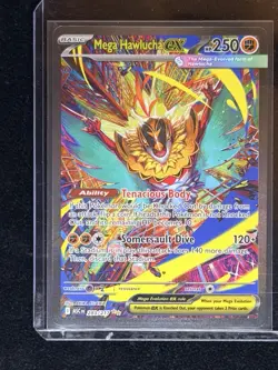 🔥💥NEW Pokemon TCG Mega Hawlucha EX 283/217 SIR Ascended Heroes💥🔥 - Image 1