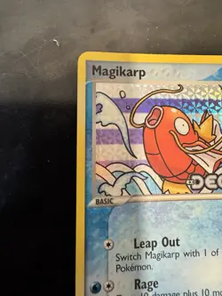 2005 Pokemon Magikarp 64/107 Deoxys Reverse Holo Stamped - Image 4